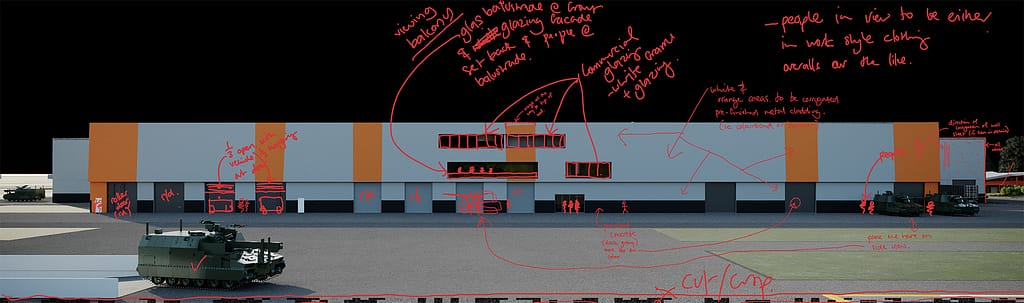 H-ACE and Hanwha - Facade Mark-Up