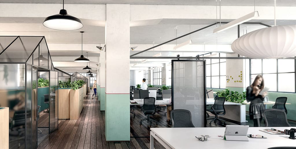 Modern Office with People