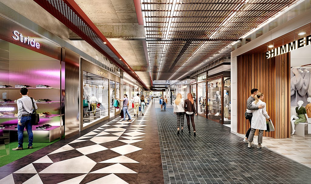 Collins Arcade - 260 Collins Street - Interior Render