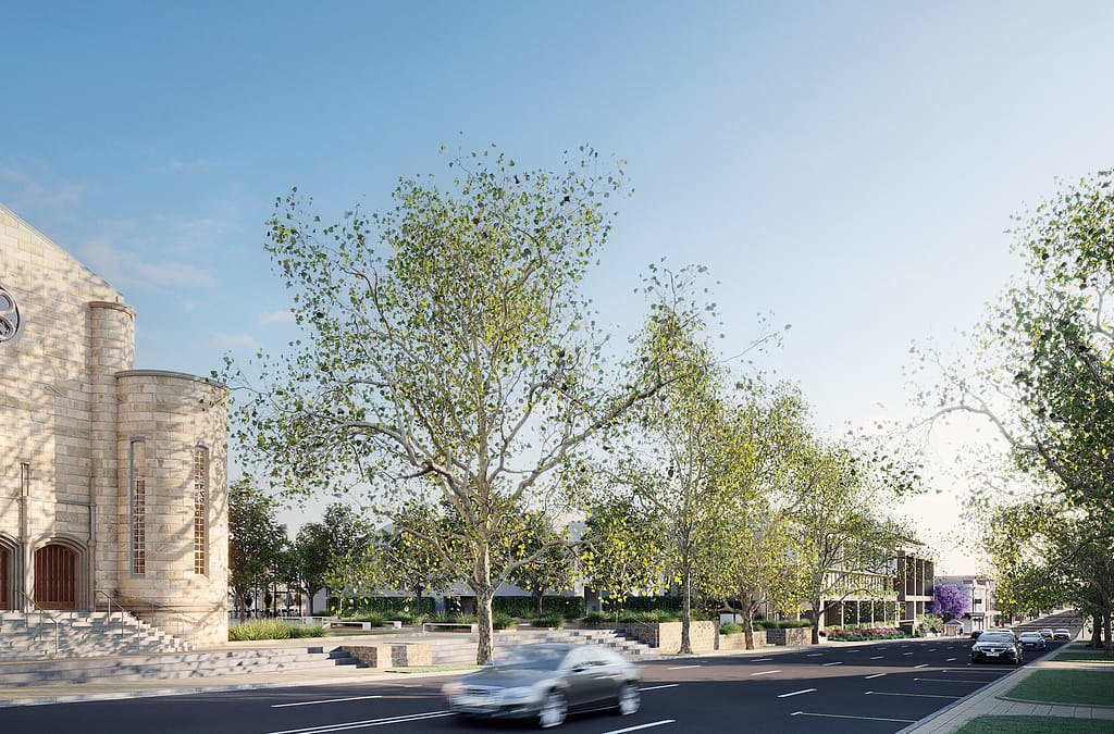 Marist College - Exterior viewed from Miller Street