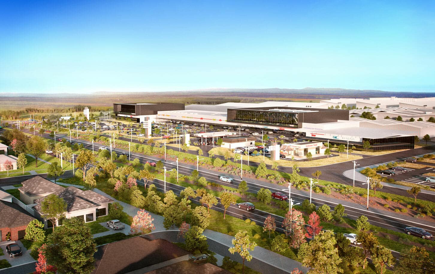 Leakes Road, Truganina - Aerial 02 - External Render